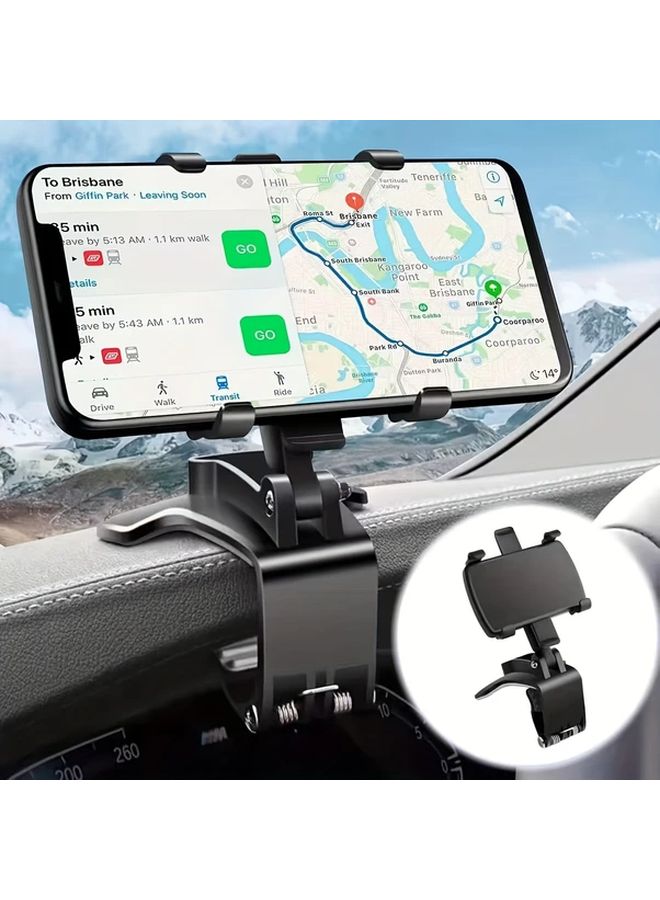 1pc ABS Multi Angle Rotating Smartphone Mount Universal Car Truck Van Holder - Image 1
